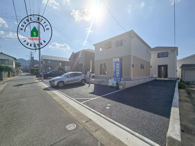 糟屋郡篠栗町田中1丁目第1-4棟（1号棟）の前面道路含む現地写真|見学の時間などお気軽にお問い合わせ下さい。