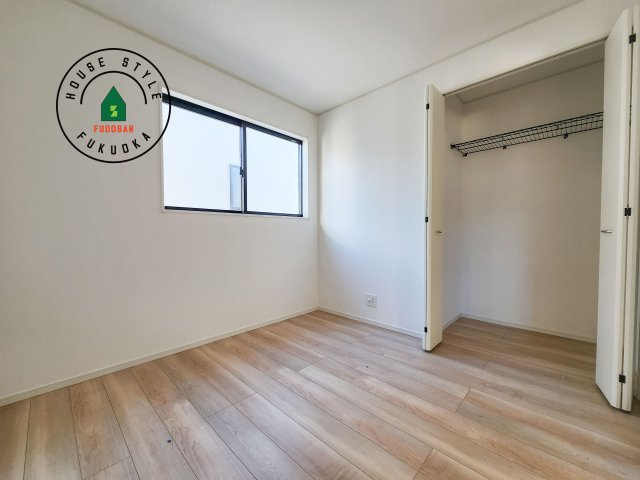 糟屋郡篠栗町田中1丁目第1-4棟（1号棟）の洋室|将来的に、琉球畳を引きまして和室風にすることも可能です。