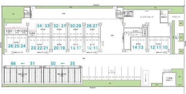 スプランディッド梅田グランノースの区画図