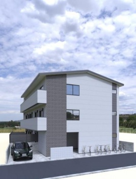 フラッティ谷口園町の外観パース