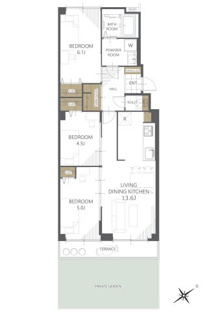 【間取り】パストラルハイム豊中 