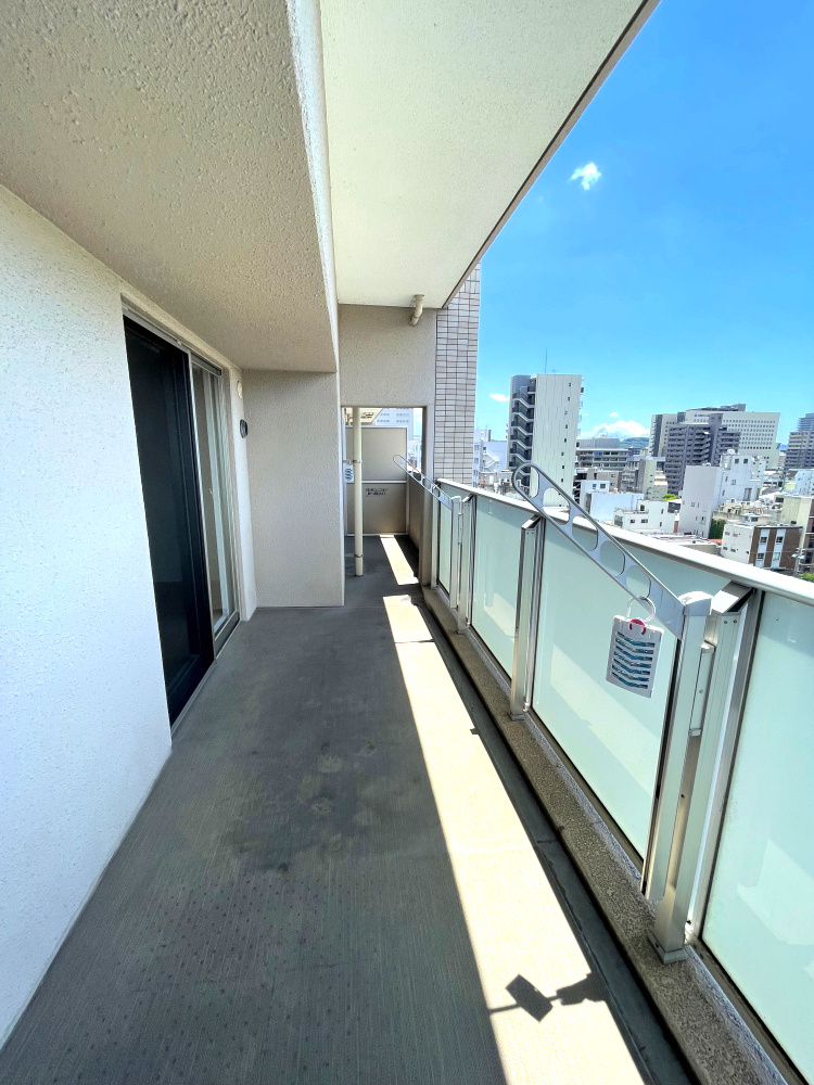 アルファステイツ平和町のバルコニー|南向きのため、日当り良好です。