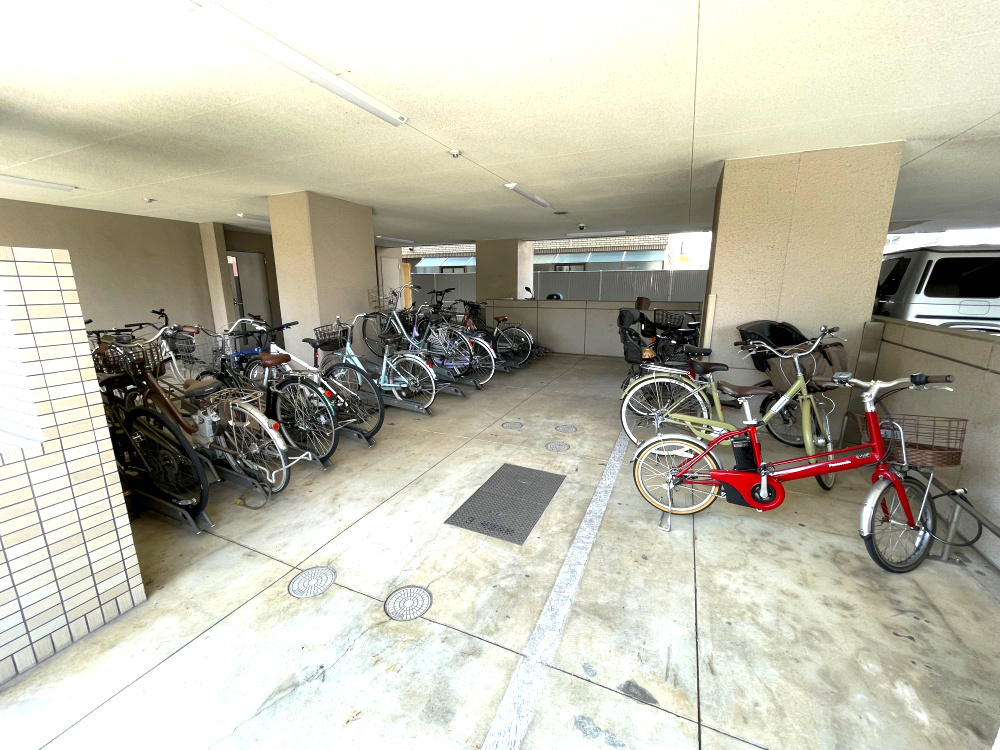 アルファステイツ平和町のその他共用部分|駐輪場です。