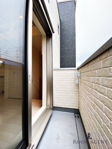 ハーモニーテラス並木のバルコニー