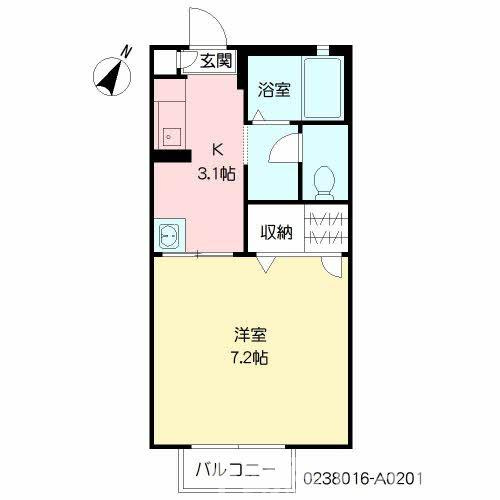 アヴァンツァーレ浦田の間取り