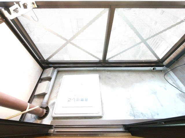ノールプレール新町のバルコニー