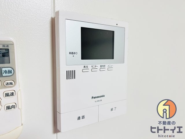 サンマリノ広川のセキュリティ|モニター付きインターホンです