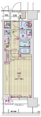 プレサンス大正フレンジの間取り