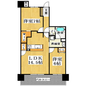 CITY　SPIRE難波グレイスの間取り
