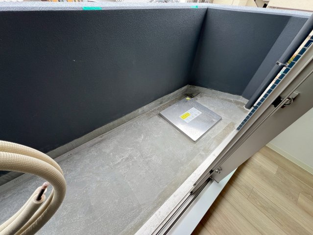 プレサンス天王寺デルニエのバルコニー