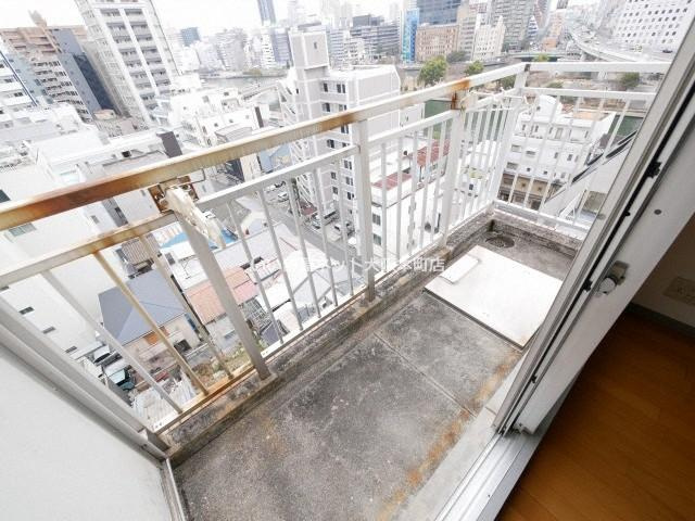 ∞中之島アンフィニ のバルコニー