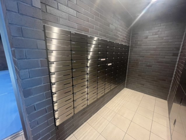 落ち着いたエントランスです