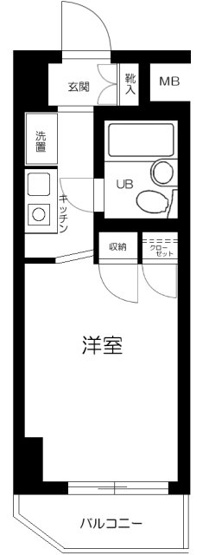 【間取り】 | スカイコート世田谷第４