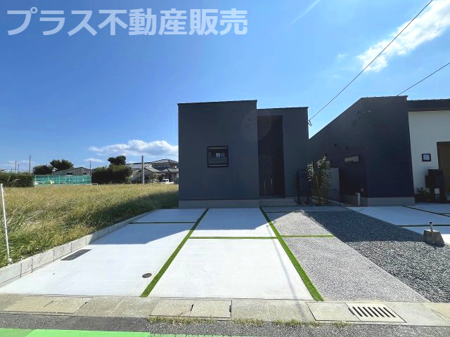 【外観】 | 福岡市西区太郎丸2丁目・平屋　1号棟（全3棟）【仲介手数料無料・0円】 | 現地写真。同じ物件を見るなら、プラス不動産販売にお任せ下さい。