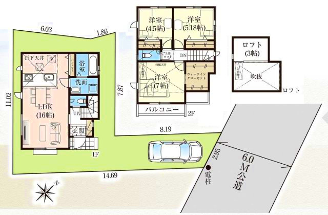 調布市飛田給３丁目京王線 飛田給駅 新築戸建