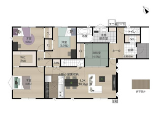 【間取り】 | タマタウン千丁支所横