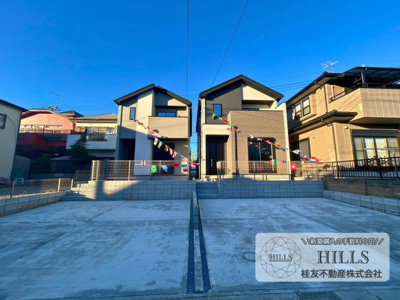 【外観】 | 流山市西平井8期 | お住い探しは地域密着４０年のHILLS桂友不動産にお任せください！お客様に寄り添った対応を心がけております。ご都合に合わせて時間外対応も可能です！