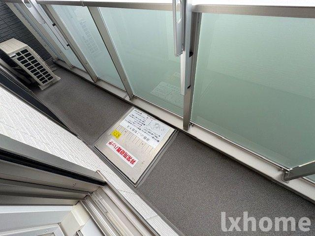D-room上穂積のバルコニー