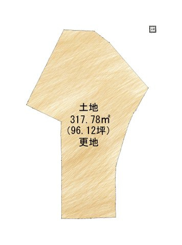 宇治田原町北堂山の土地図