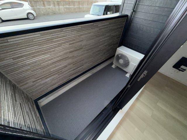 マシオンレーヴ豊南のバルコニー