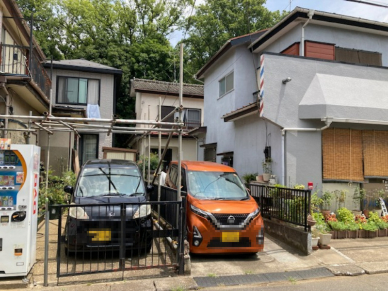 【土地】鶴ヶ島市富士見建築条件無し売地の外観|道路すぐではないので安全面も安心！