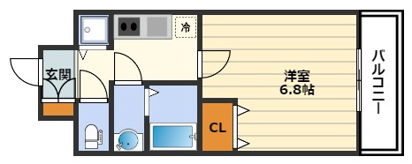 S-RESIDENCE天満Gracisの間取り