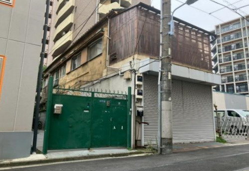 台東区日本堤２丁目の戸建の前面道路含む現地写真