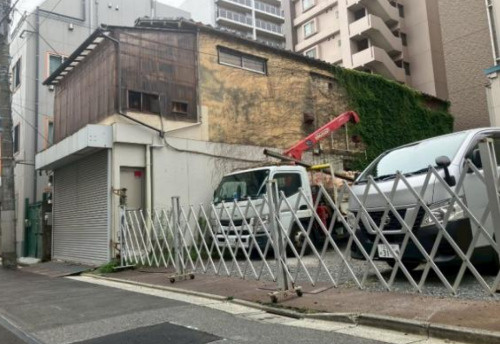 台東区日本堤２丁目の戸建の前面道路含む現地写真