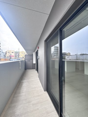 HighBright京都桂川のバルコニー