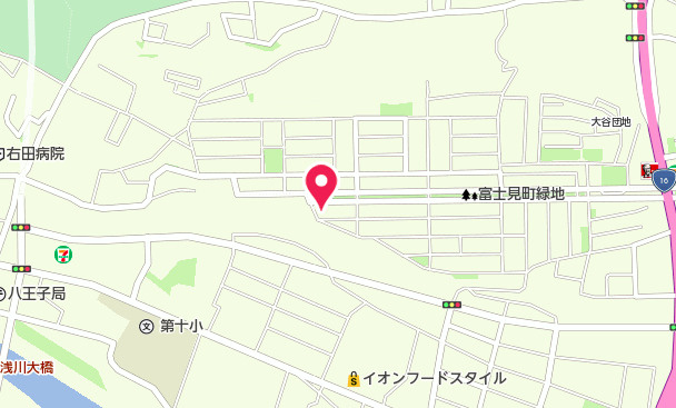 祝　成約済み　八王子市　富士見町　新築戸建て　４期の地図|～仲介手数料無料☆八王子ひなた不動産～　八王子市富士見町　新築戸建て