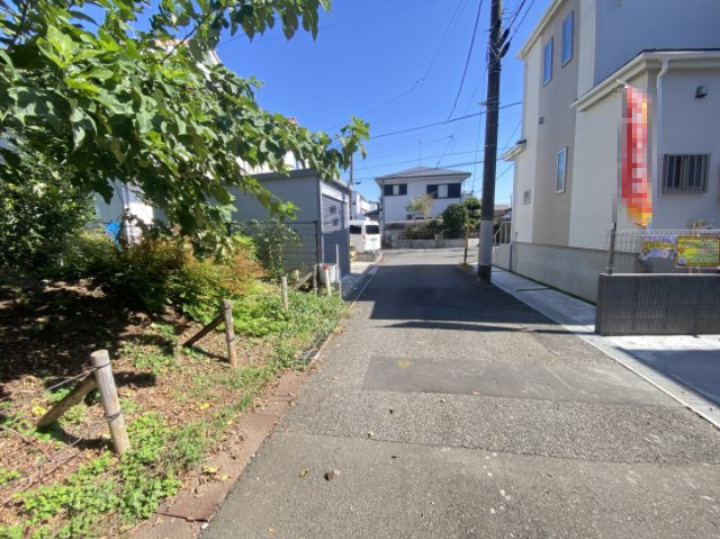 『八王子市新築戸建て』八王子市富士見町35-19【仲介手数料無料】の前面道路含む現地写真|～仲介手数料無料☆八王子ひなた不動産～　八王子市富士見町　新築戸建て