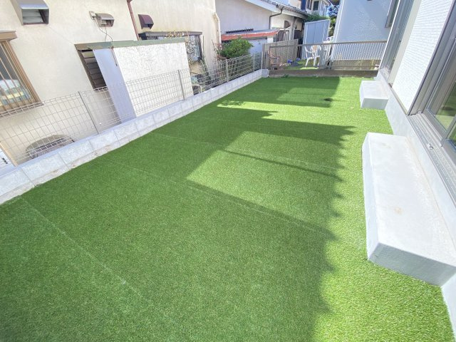 『八王子市新築戸建て』八王子市富士見町35-19【仲介手数料無料】の庭|～仲介手数料無料☆八王子ひなた不動産～　八王子市富士見町　新築戸建て