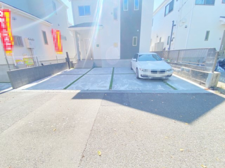 祝：成約済み　八王子市　富士見町　新築戸建ての駐車場|～仲介手数料無料☆八王子ひなた不動産～　八王子市富士見町　新築戸建て