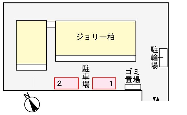 ジョリー柏の区画図