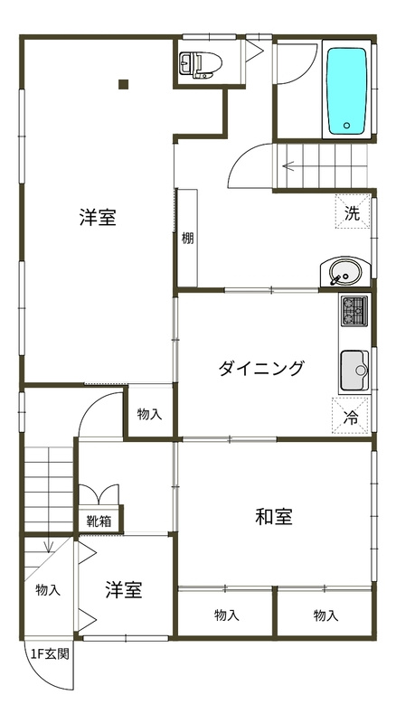 ラーデン中央町の間取り