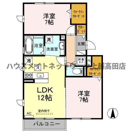 レジデンシィズ 東城 Westの間取り|間取図