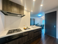 【キッチン】 | リヴィエール大手町オーナーズレジデンス☆仲介手数料無料☆ | 機能性とデザイン性を両立させた、リノベーション物件ならではの素敵なキッチン。立ってみるとそれがよく分かります♪