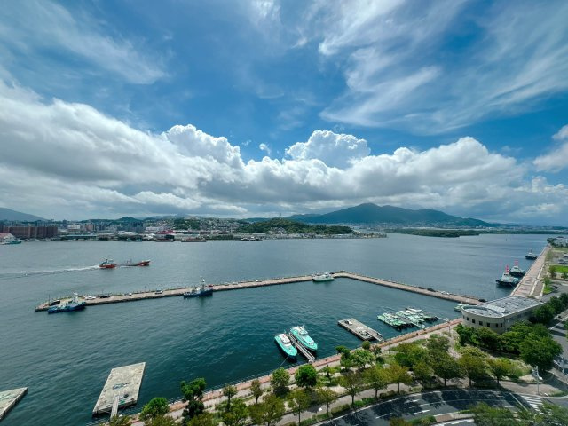 【展望】 | ベイサイドプラザ若松本館☆仲介手数料無料☆ | 目の前に海が広がる光景を自分だけのものにしませんか？
