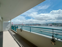 【バルコニー】 | ベイサイドプラザ若松本館☆仲介手数料無料☆ | バルコニーは日当たりが一番！それでいうならこの物件は大合格です。