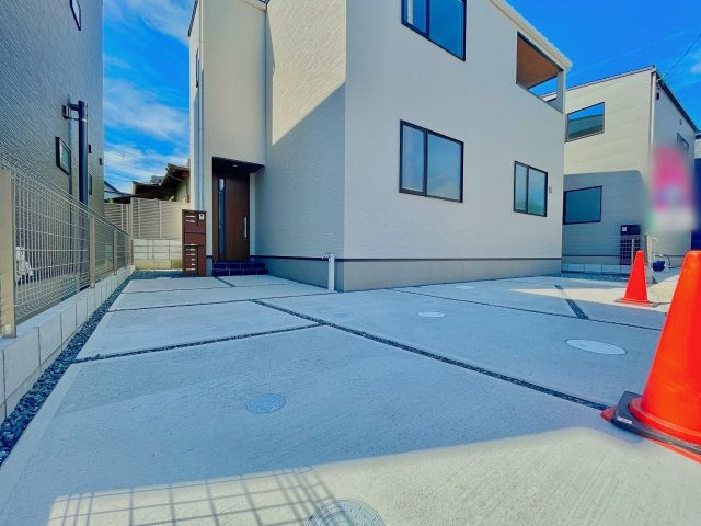 宇治市五ケ庄上村　6号地の駐車場