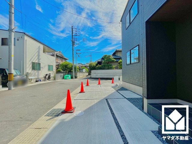 宇治市五ケ庄上村　7号地の駐車場