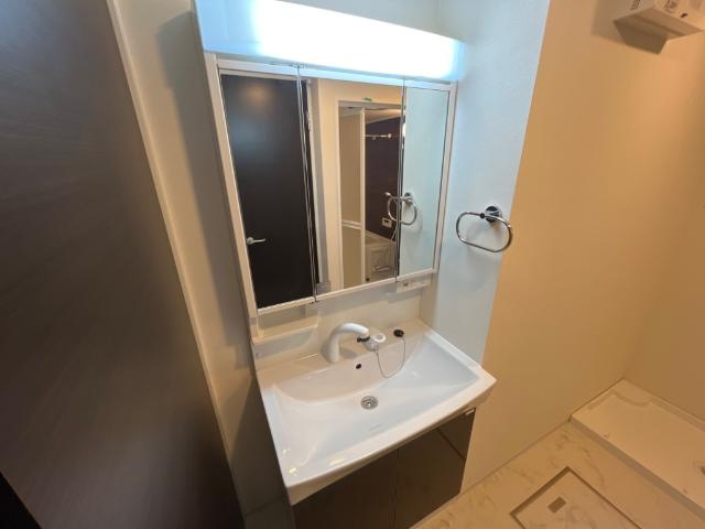 高岡市蓮花寺新築アパートの洗面所|洗面（イメージ）