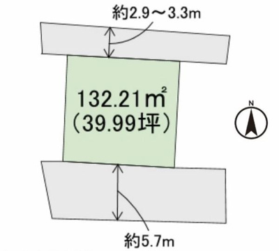 【区画図】 | 高崎市井野町中古一戸建て | 区画図