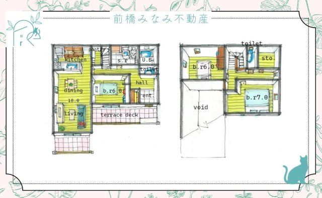 【新築】伊勢崎市国定町　１号棟(全４棟)　トイボックス　新築建売分譲の間取り