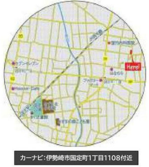 【新築平屋】伊勢崎市国定町　３号棟(全４棟)　トイボックス　新築建売分譲の地図