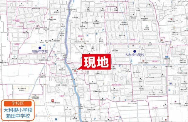 【中古戸建】前橋市稲荷新田町　３LDKの地図