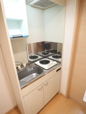 【キッチン】 | ミラフローレス橘 | コンパクトなキッチンです