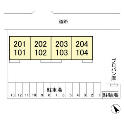【区画図】 | シャインコート