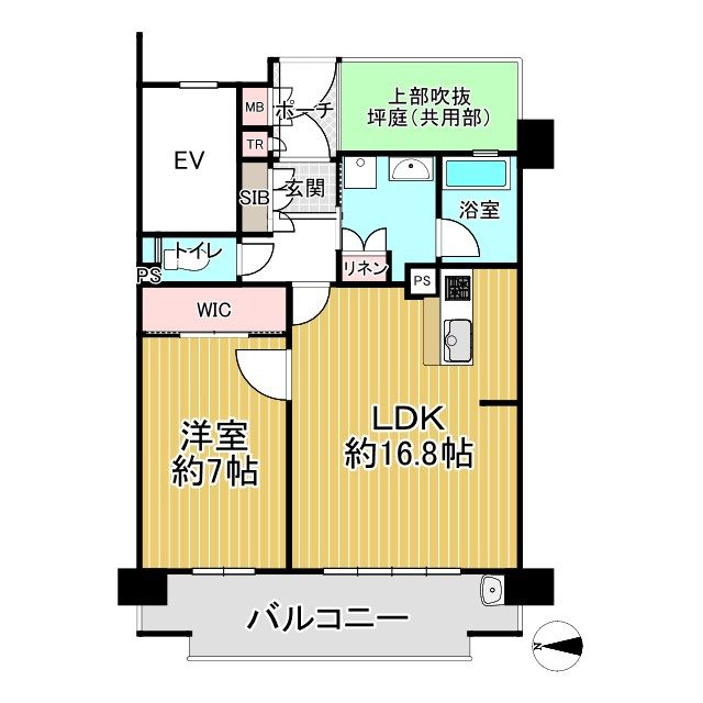 シャリエ聖護院西町の間取り