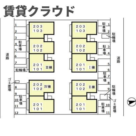 ＹＭＡ　Ⅲの区画図
